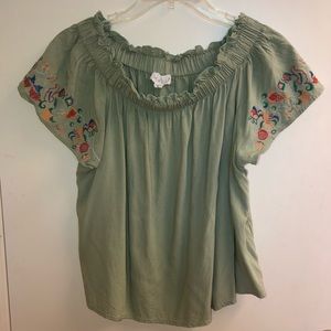 Off Shoulder Bohemian Shirt